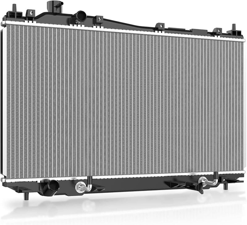 Readair Engine Coolant Radiator with Transmission Oil Cooler Compatible with Acura EL 1.7L 2001-2005, Honda Civic 1.7L 2001-2005 Replace 2354 19010PLC901 19010PLCJ51 19010PLMA51 - Image 1
